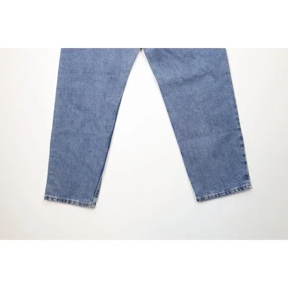 Vintage 90s Levis 550 Mens 38x30 Distressed Relaxed Fit Denim Jeans Blue USA